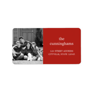 Custom Photo Address Label