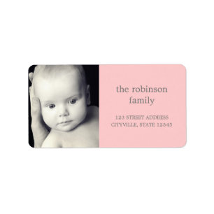 Custom Photo Address Label