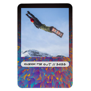 Custom Photo and Caption Flexible Magnet