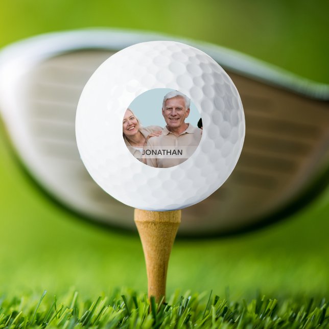 Custom Photo and Name or Monogram Personalized Golf Balls (Creator Uploaded)