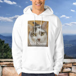 Custom Photo and Name Personalized Hoodie<br><div class="desc">Upload a photo, add a name or text, and easily create your personalized photo hoodie. Click CUSTOMIZE to change the text colour. You can TRANSFER this DESIGN on other Zazzle products and adjust it to fit most of the Zazzle items. You can also click CUSTOMIZE FURTHER to add, delete or...</div>