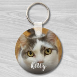 Custom Photo And Name Personalized Keychain<br><div class="desc">Upload your photo, add a name, and create your perfect personalized photo keychain. You can TRANSFER this DESIGN on other Zazzle products and adjust it to fit most of the Zazzle items. You can also click the CUSTOMIZE button to add, delete or change details like background colour, text, font or...</div>