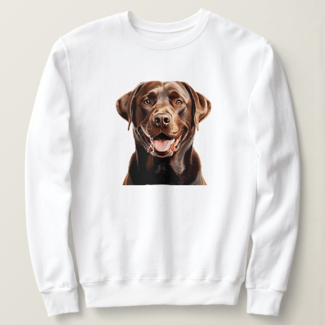 Custom Photo and Name Personalized Sweatshirt (Design Front)