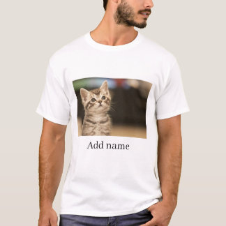 Custom Photo and Name Personalized T-Shirt