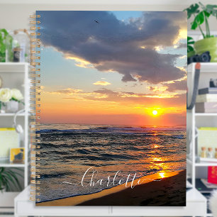 Custom Photo And Optional Text Personalized Planner