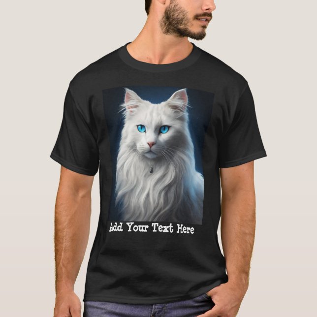 Custom Photo And Optional Text Personalized Tshirt (Front)