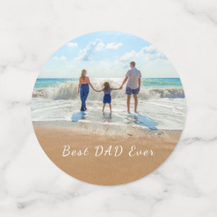 Custom Photo and Text - Best DAD Ever - Customize Confetti