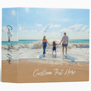 Custom Photo and Text Binder with Your Photos