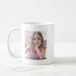 Custom photo and text  coffee mug<br><div class="desc">This personalized mug can be an ideal gift for your children or grandchildren for Christmas. Simply change the photo and name of your child,  and you have a great gift.</div>