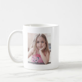 Custom photo and text  coffee mug