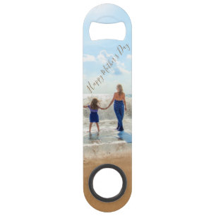 Custom Photo and Text - Happy Mother's Day Bar Key