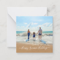 Custom Photo and Text - Happy Summer Holidays