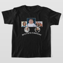 Custom photo and text in Car shape- Boy's T-Shirt 