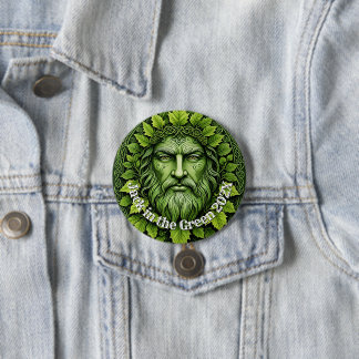 Custom Photo and text Jack in the green 3 Inch Round Button