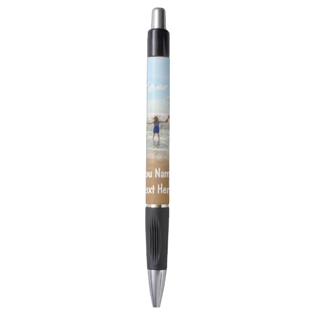 Custom Photo and Text Name Pen Your Photos Gift (Front Vertical)