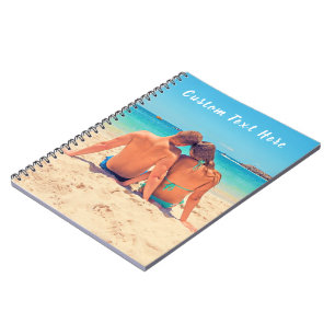 Custom Photo and Text Notebook Personalized Gift