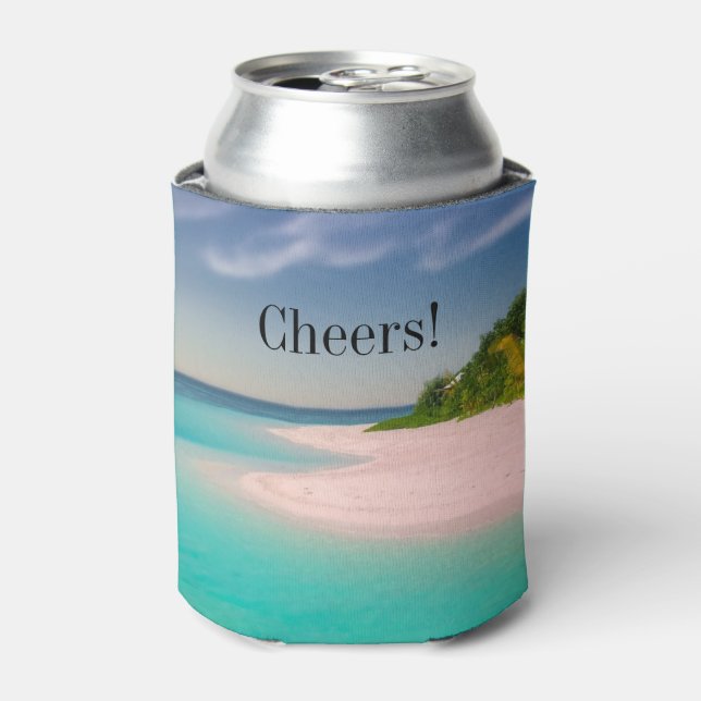 Custom Photo and Text Personalized  Can Cooler (Can Front)