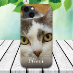 Custom Photo And Text Personalized iPhone 13 Case<br><div class="desc">Upload a photo, add text, and easily create your personalized phone case. Click CUSTOMIZE FURTHER to change the text colour. You can TRANSFER this DESIGN on other Zazzle products and adjust it to fit most of the Zazzle items. Standard Studio designs are made in high-resolution vector graphics for a professional...</div>