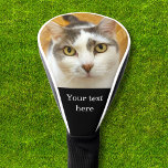 Custom Photo and Text Personalized Golf Head Cover<br><div class="desc">Upload a photo, add a name or text, and easily create your personalized golf head cover. Click CUSTOMIZE to change the text colour. You can TRANSFER this DESIGN on other Zazzle products and adjust it to fit most of the Zazzle items. Standard Studio designs are made in high-resolution vector graphics...</div>