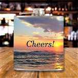 Custom Photo and Text Personalized Hip Flask<br><div class="desc">Upload a photo, add text, and easily create your personalized flask. Click CUSTOMIZE FURTHER to change the text colour. You can TRANSFER this DESIGN on other Zazzle products and adjust it to fit most of the Zazzle items. Standard Studio designs are made in high-resolution vector graphics for a professional print....</div>