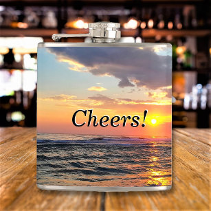 Custom Photo and Text Personalized Hip Flask