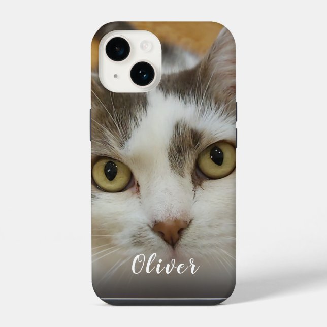 Custom Photo And Text Personalized iPhone Case (Back)
