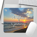 Custom Photo and Text Personalized Mouse Pad<br><div class="desc">Upload a photo, customize the text, and easily create your personalized mousepad. Click CUSTOMIZE to change the text colour or font type. You can TRANSFER this DESIGN on other Zazzle products and adjust it to fit most of the Zazzle items. Standard Studio designs are made in high-resolution vector graphics for...</div>