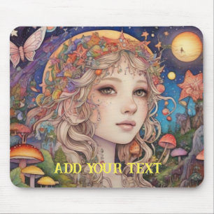 Custom Photo and Text Personalized Mousepad