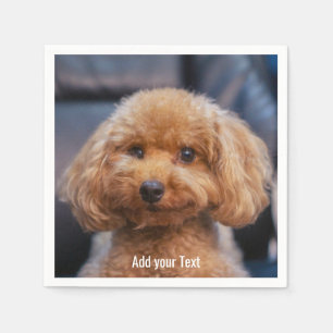 Custom Photo And Text Personalized Napkin