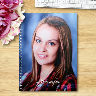 Custom Photo and Text Personalized Notebook