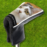 Custom Photo and Text Personalized Putter Golf Head Cover<br><div class="desc">Upload a photo, add a name or text, and easily create your personalized golf head cover. Click CUSTOMIZE to change the text colour. You can TRANSFER this DESIGN on other Zazzle products and adjust it to fit most of the Zazzle items. Standard Studio designs are made in high-resolution vector graphics...</div>