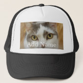 Custom Photo and Text Personalized Trucker Hat (Front)