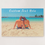 Custom Photo and Text Puzzle Your Photos Design<br><div class="desc">Custom Photo and Text Puzzle - Your Own Design - Special - Personalized Family / Friends or Personal Puzzles Gift - Add Your Text and Photo - Resize and move or remove and add elements / image with Customization tool. Choose / add your favourite font / colour / size !...</div>