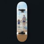 Custom Photo and Text Skateboard Your Own Design<br><div class="desc">Custom Photo and Text Skateboard - Unique Your Own Design Personalized Family / Friends or Personal Skateboards Gift - Add Your Photo / Text / more - Resize and move or remove and add elements / image with Customization tool ! Choose font / size / color ! Good Luck -...</div>