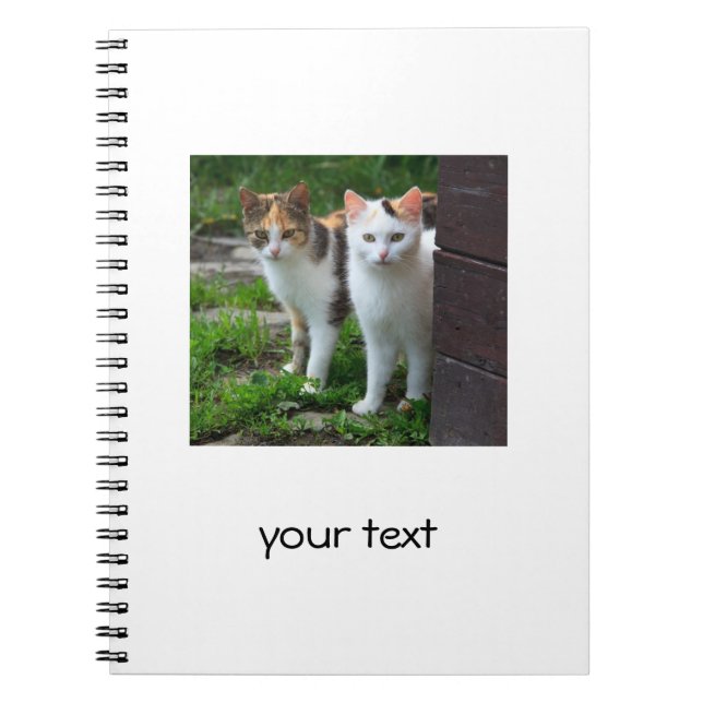 Custom photo and text surprise kids gift, Notebook (Front)