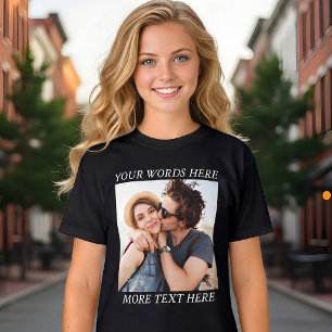 Custom Photo and Text T-Shirt