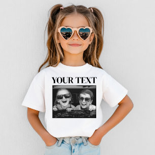 Custom Photo And Text T-Shirt Personalized picture