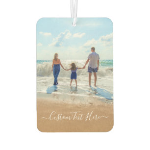 Custom Photo and Text - Unique Your Own Design  Air Freshener