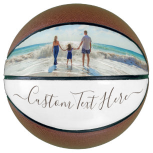 Custom Photo and Text - Unique Your Own Design  Basketball