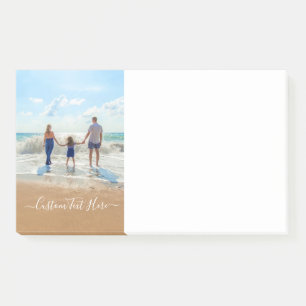 Custom Photo and Text - Unique Your Own Design  - Post-it Notes