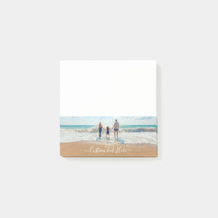 Custom Photo and Text - Unique Your Own Design - Post-it Notes