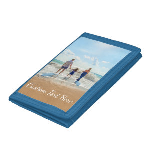 Custom Photo and Text Wallet Your Photos Design