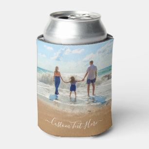 Custom Photo and Text - Your Design - Best Family Can Cooler