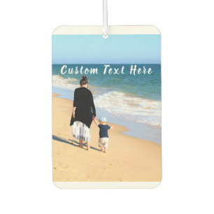 Custom Photo and Text Your Own Design Beautiful  Air Freshener
