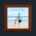 Custom Photo and Text - Your Own Design - Best DAD Gift Box<br><div class="desc">Custom Photo and Text - Your Own Design - Special - Personalized Family / Friends or Personal Gift - Add Your Text and Photo - Resize and move or remove and add elements / image with customization tool. Choose / add your favourite font / text colour ! You can transfer...</div>
