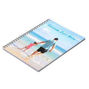 Custom Photo and Text - Your Own Design - Best DAD Notebook