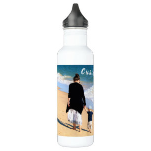 Custom Photo and Text - Your Own Design - Best MOM 710 Ml Water Bottle