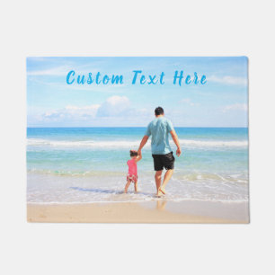Custom Photo and Text - Your Own Design - Cute Doormat