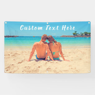 Custom Photo and Text - Your Own Design - Love Banner