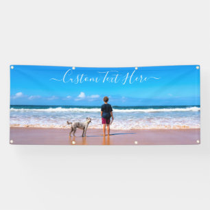 Custom Photo and Text - Your Own Design - My Dog Banner